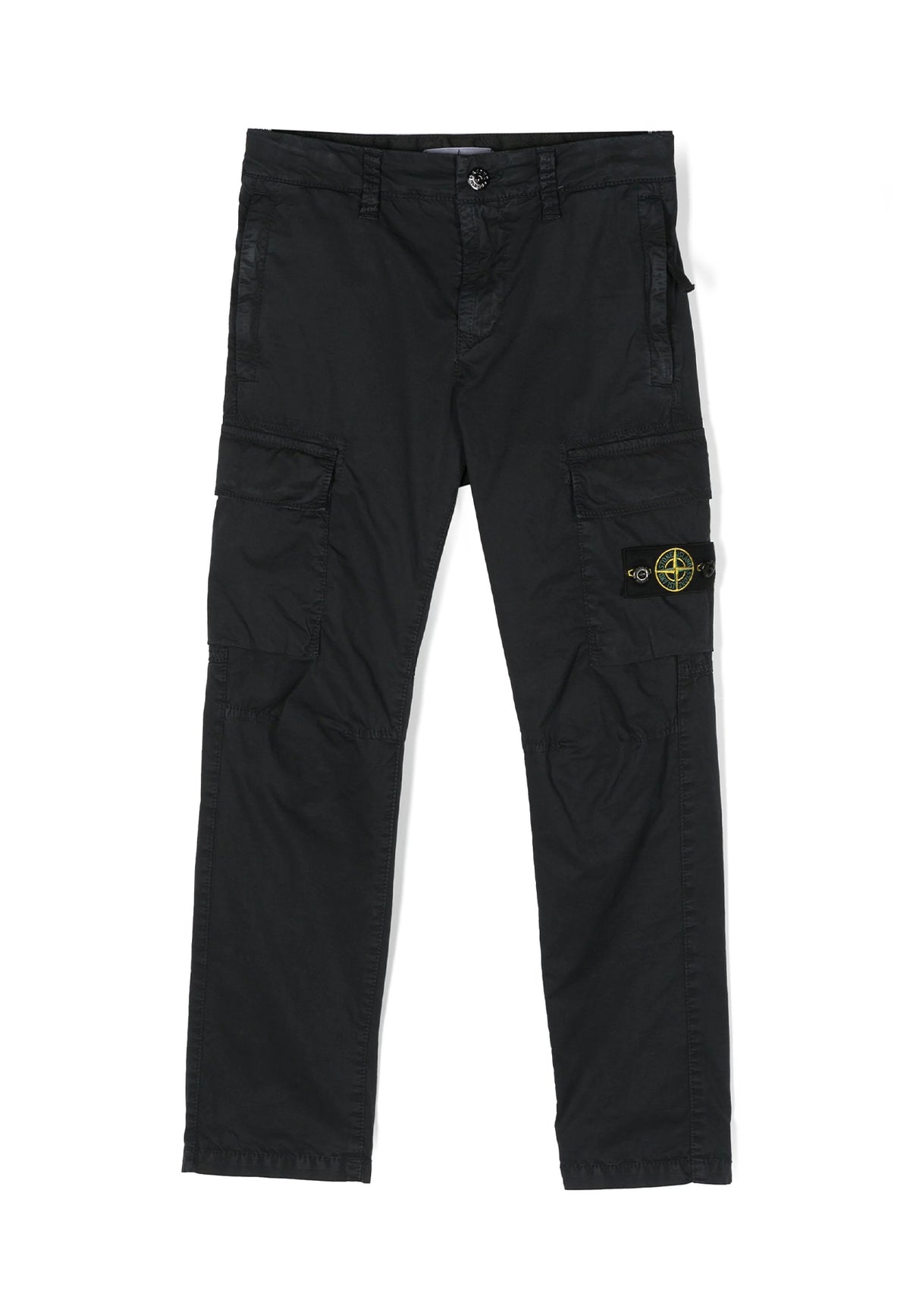 Pantalone bambino Stone Island blu navy in cotone | ViaMonte Shop