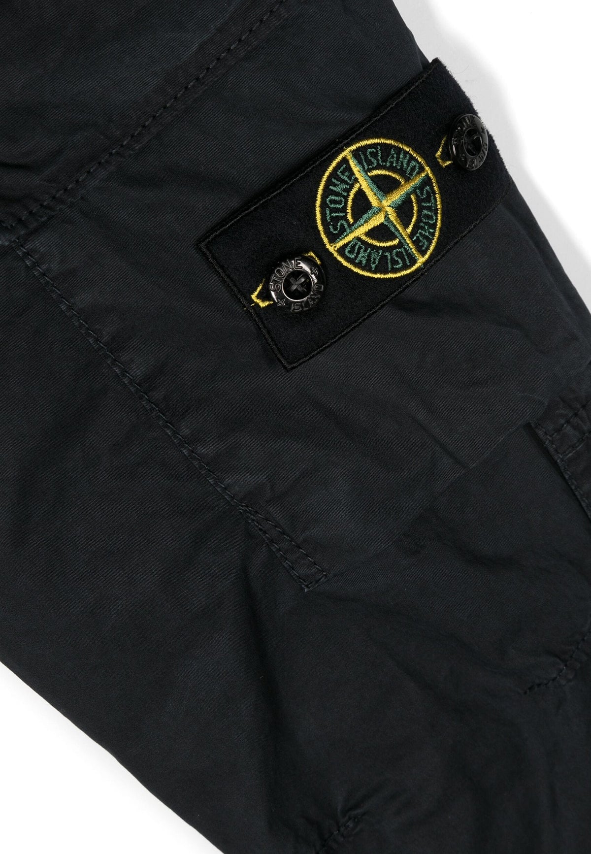 Pantalone bambino Stone Island blu navy in cotone | ViaMonte Shop