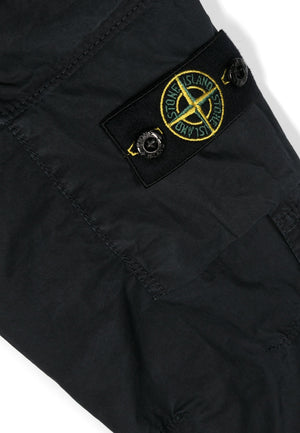 Pantalone bambino Stone Island blu navy in cotone | ViaMonte Shop