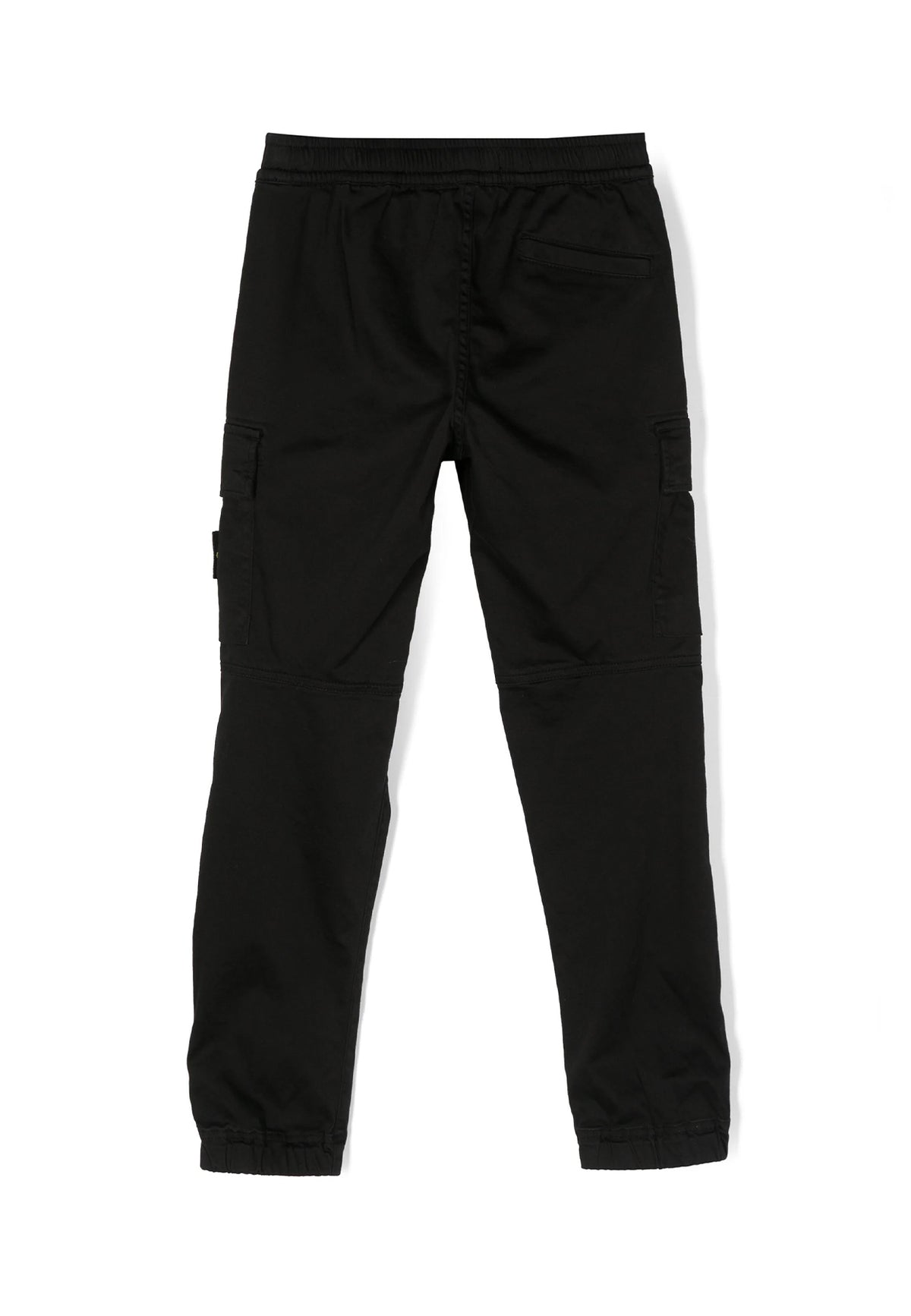 Pantalone bambino Stone Island nero in cotone | ViaMonte Shop