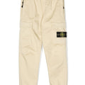Pantalone bambino Stone Island beige in cotone | ViaMonte Shop