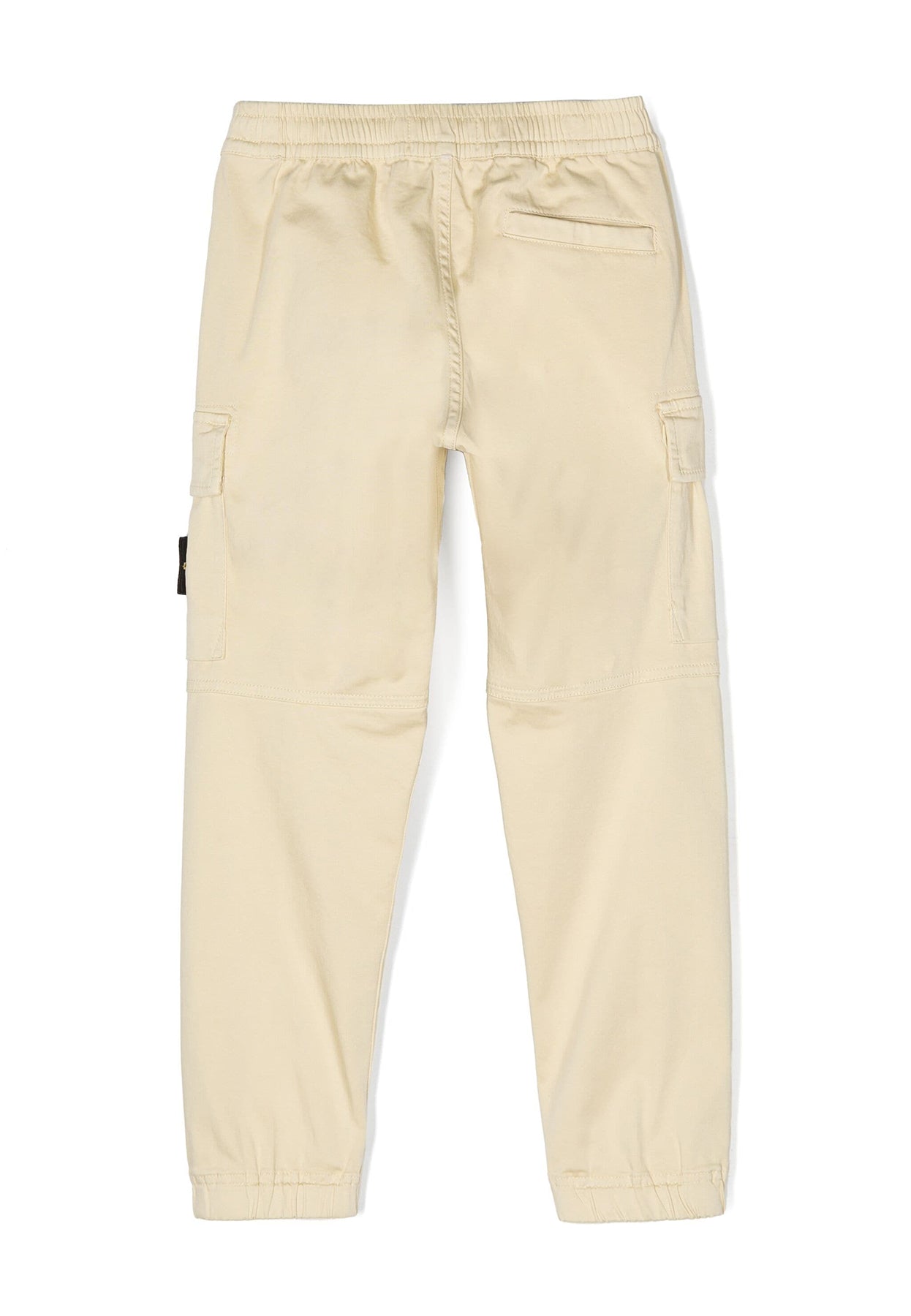 Pantalone bambino Stone Island beige in cotone | ViaMonte Shop