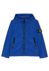 Giubbino bambino Stone Island bluette in nylon | ViaMonte Shop