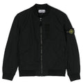 Giubbino bambino Stone Island nero in nylon | ViaMonte Shop
