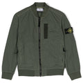 Giubbino bambino Stone Island verde in nylon | ViaMonte Shop