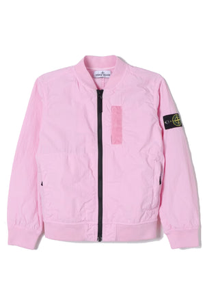 Giubbino bambino Stone Island rosa in nylon | ViaMonte Shop