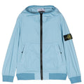 Giubbino bambino Stone Island azzurro in nylon | ViaMonte Shop