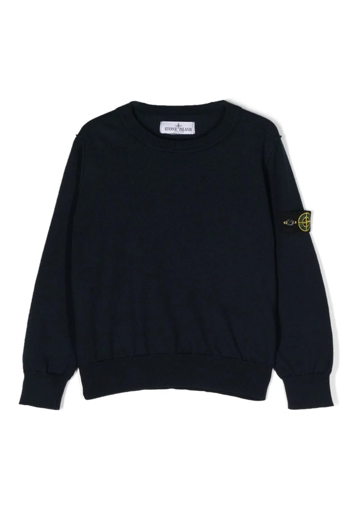 Maglia bambino Stone Island blu navy in cotone | ViaMonte Shop