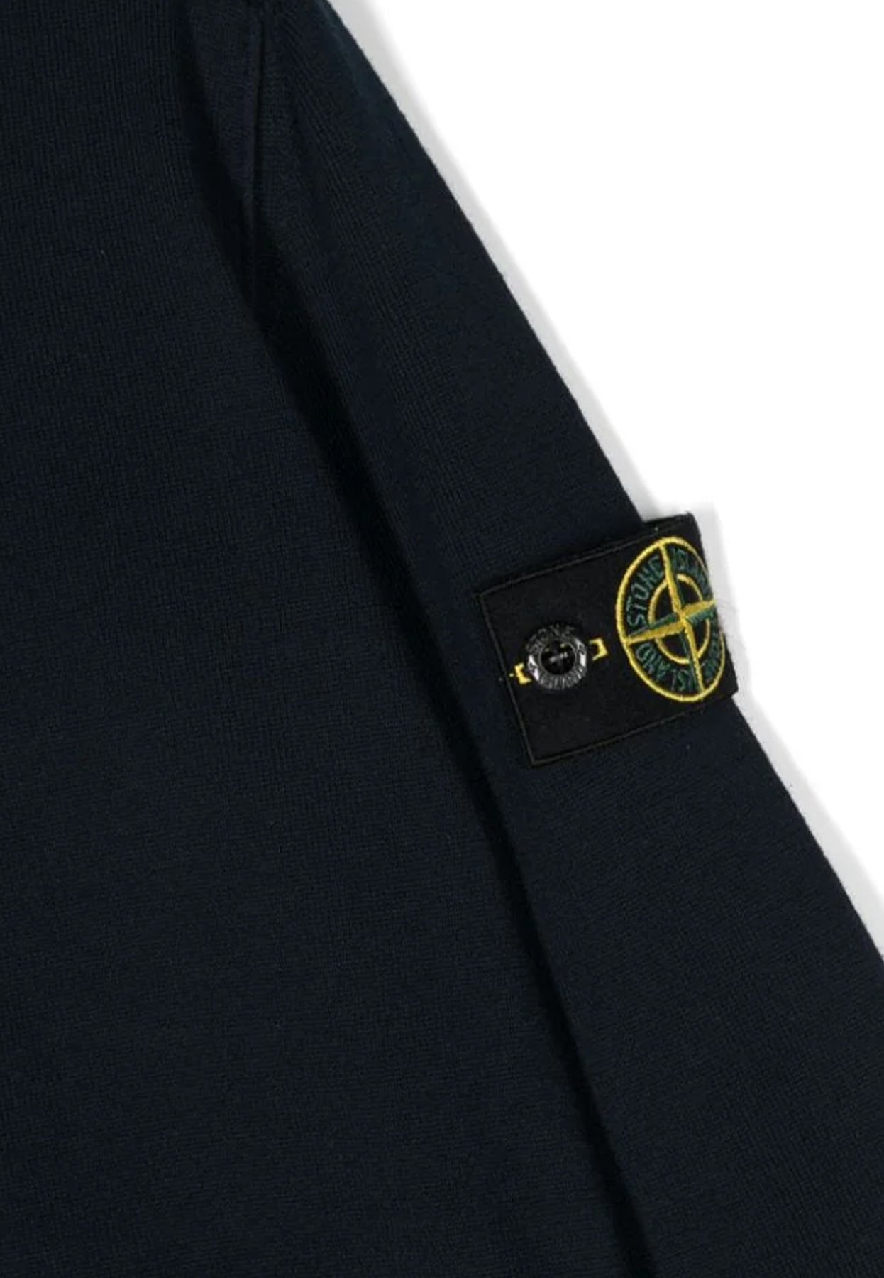 Maglia bambino Stone Island blu navy in cotone | ViaMonte Shop