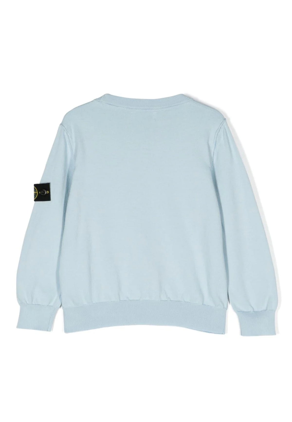 Maglia bambino Stone Island celeste in cotone | ViaMonte Shop