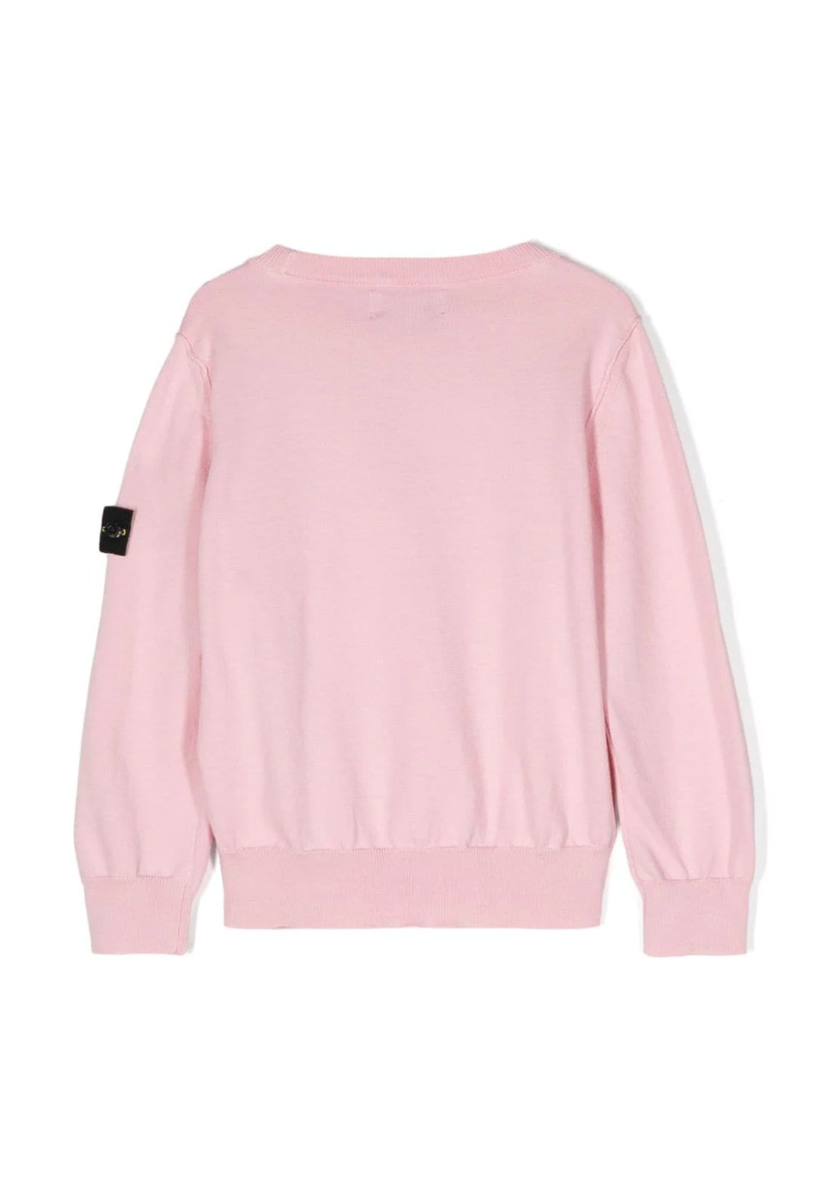 Maglia bambino Stone Island rosa in cotone | ViaMonte Shop