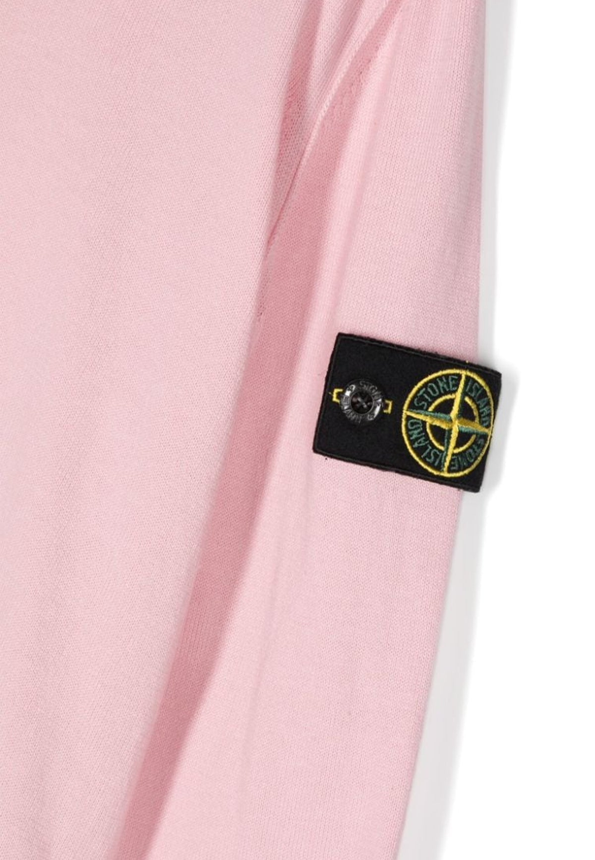 Maglia bambino Stone Island rosa in cotone | ViaMonte Shop