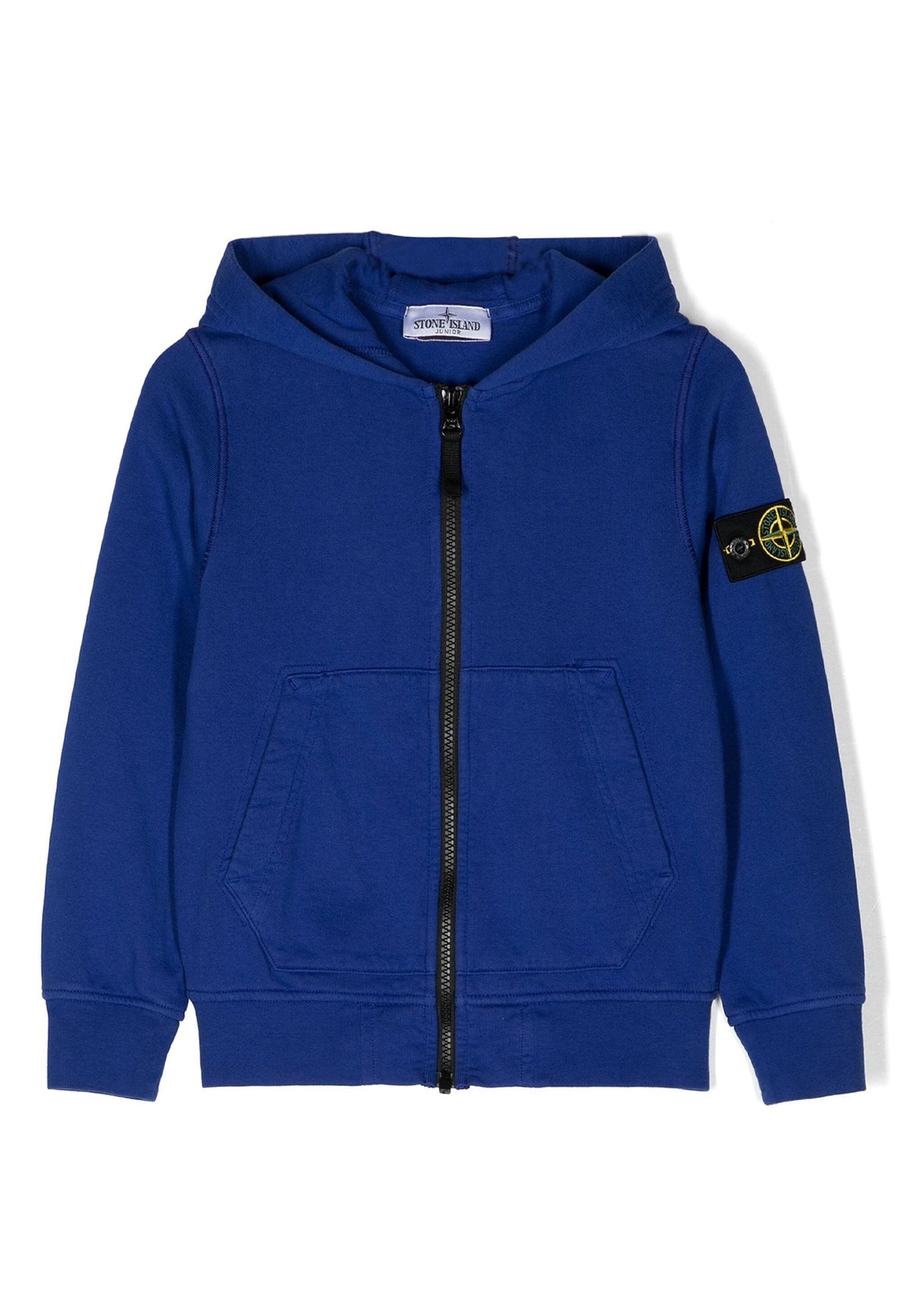 Felpa bambino Stone Island blu in cotone | ViaMonte Shop