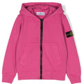 Felpa bambino Stone Island fucsia in cotone | ViaMonte Shop