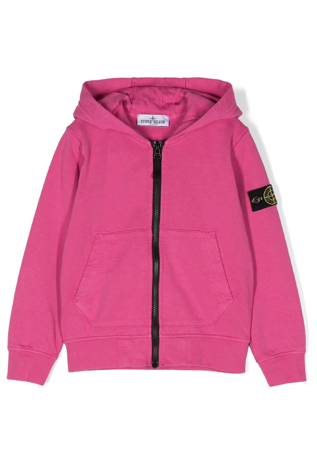Felpa bambino Stone Island fucsia in cotone | ViaMonte Shop