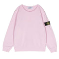 Felpa bambino Stone Island rosa in cotone | ViaMonte Shop