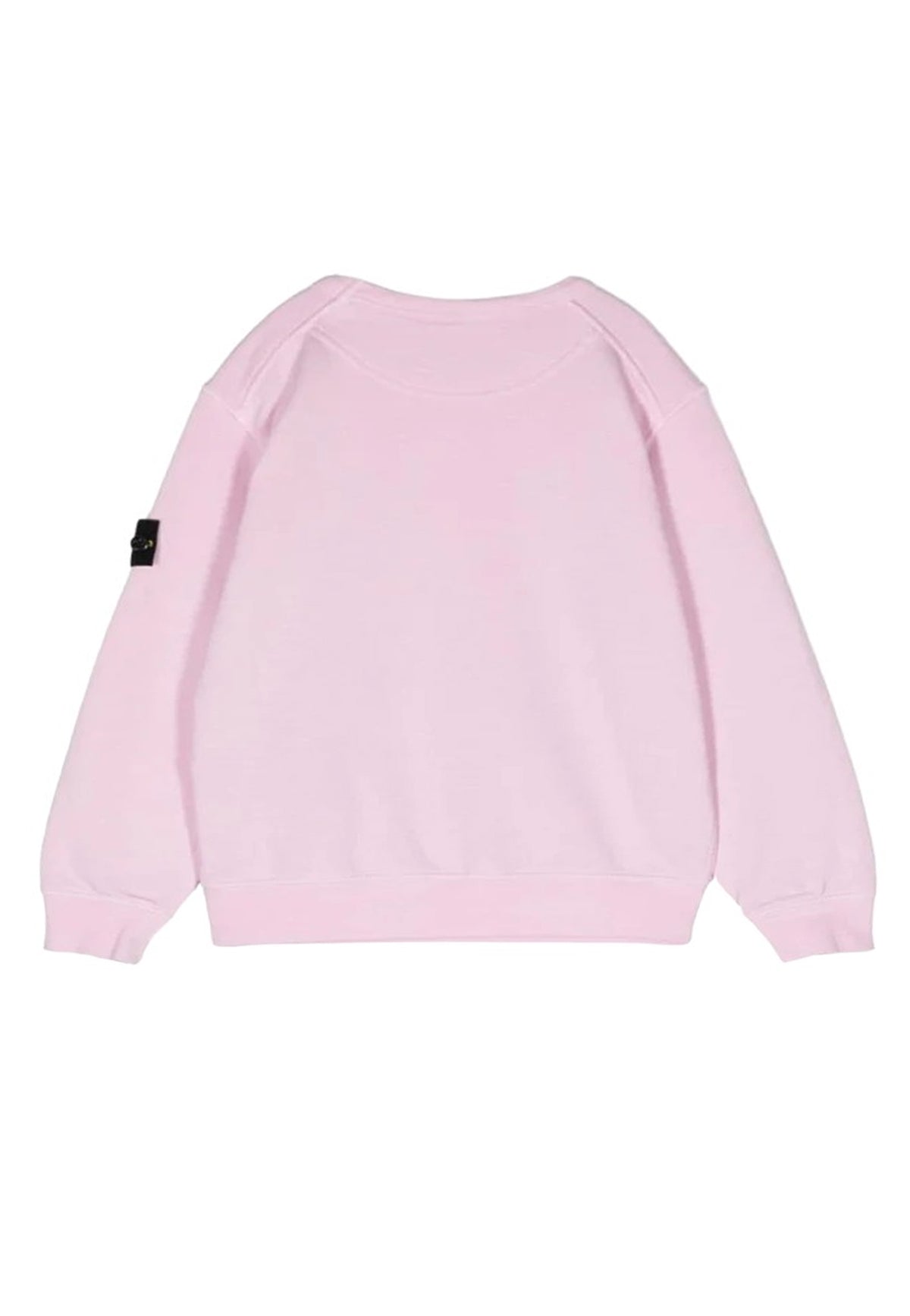 Felpa bambino Stone Island rosa in cotone | ViaMonte Shop