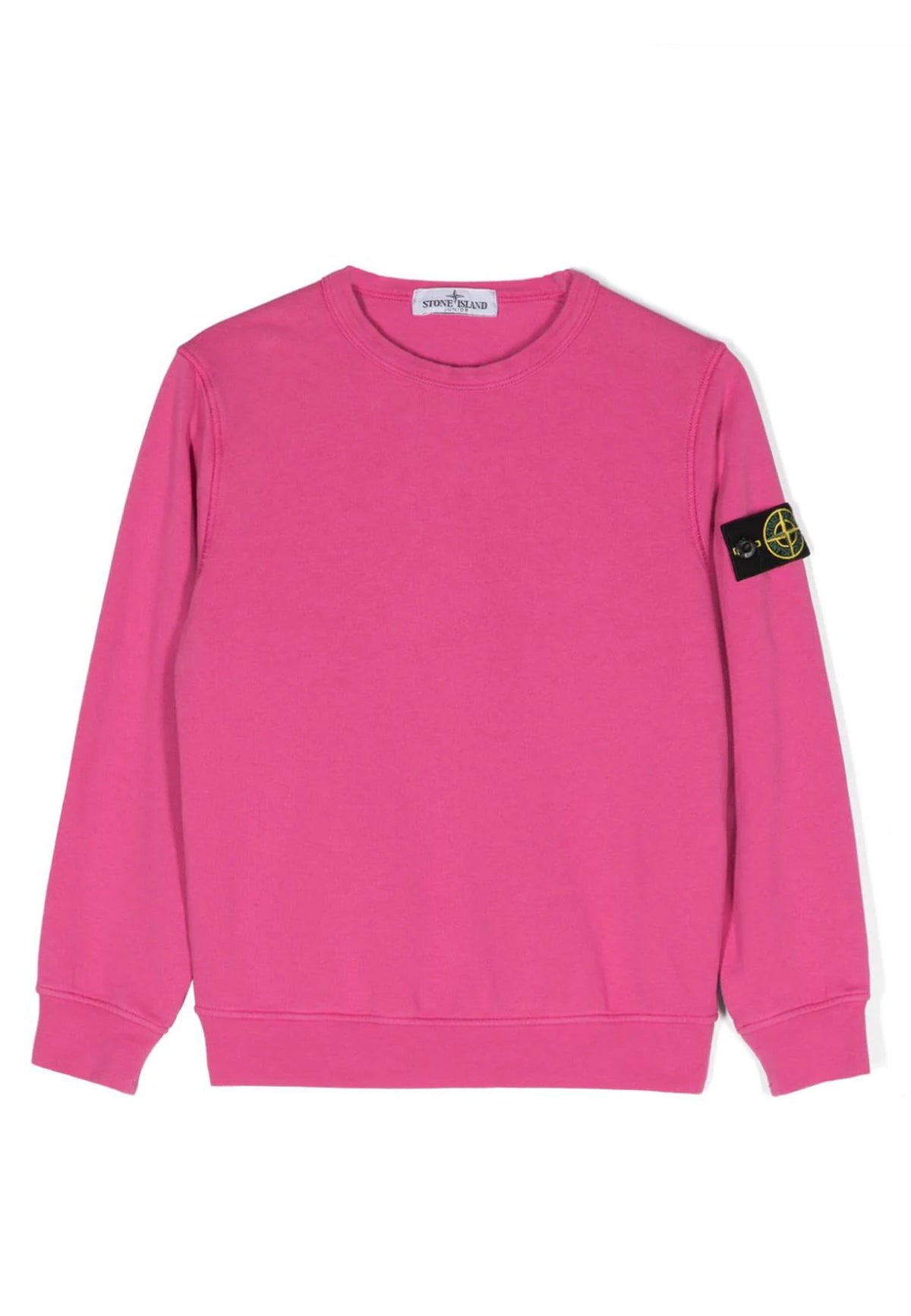 Felpa bambino Stone Island fucsia in cotone | ViaMonte Shop