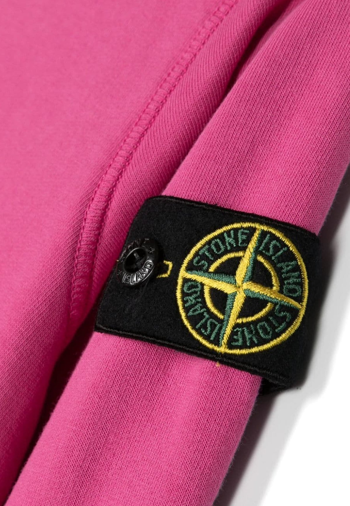 Felpa bambino Stone Island fucsia in cotone | ViaMonte Shop