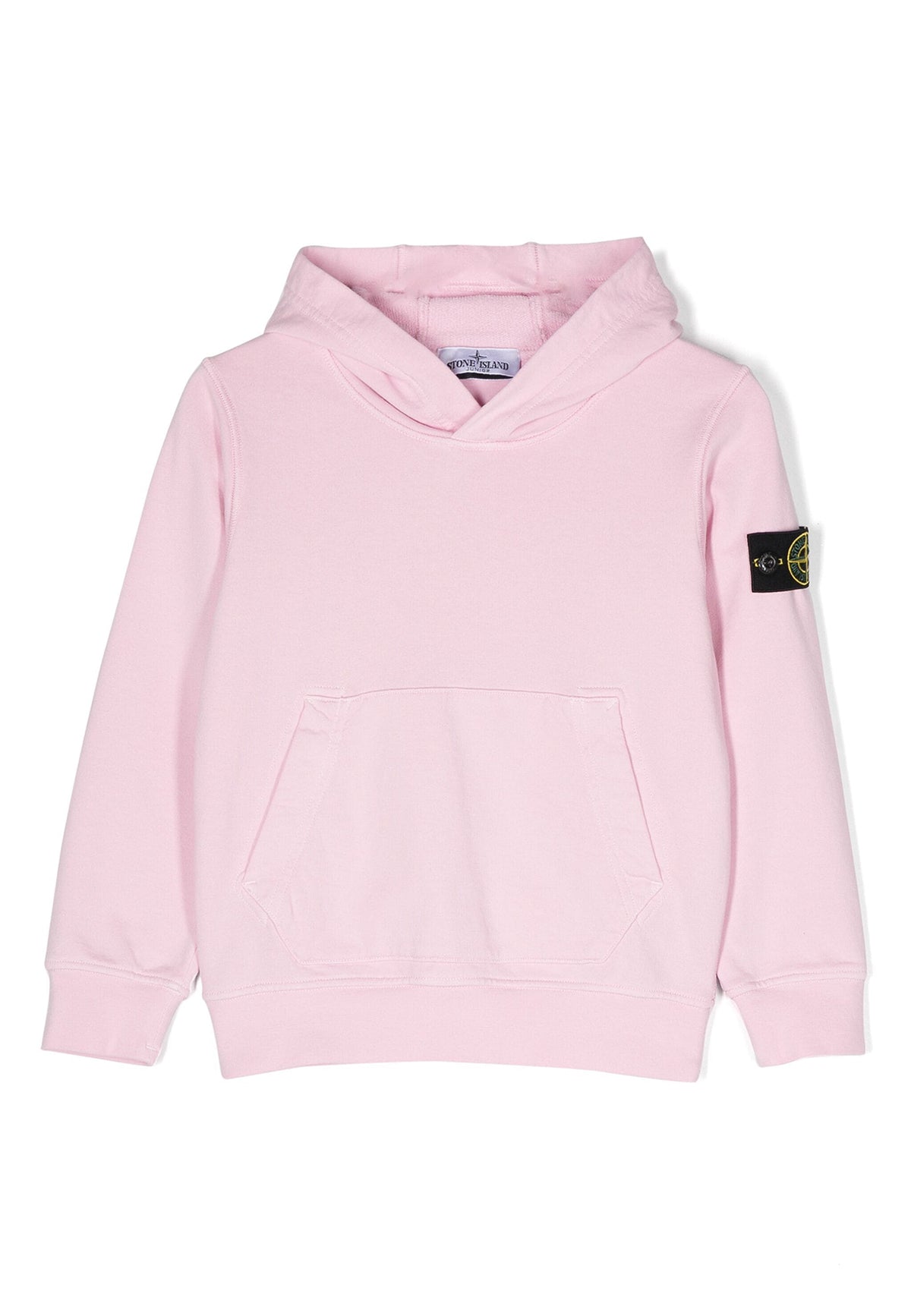 Felpa bambino Stone Island rosa in cotone | ViaMonte Shop