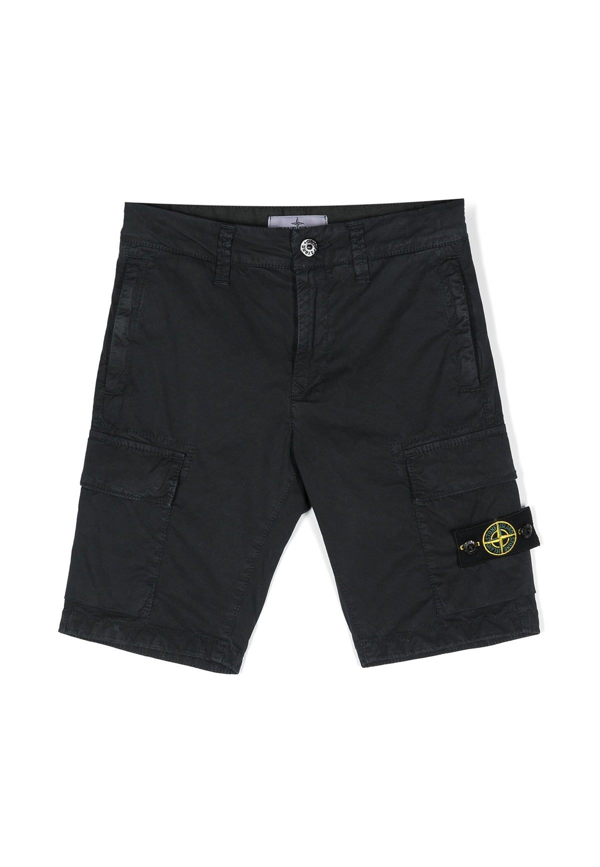 Bermuda bambino Stone Island blu navy in cotone | ViaMonte Shop
