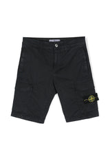 Bermuda bambino Stone Island blu navy in cotone | ViaMonte Shop