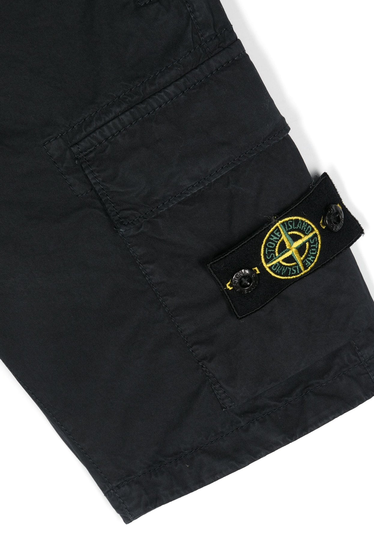 Bermuda bambino Stone Island blu navy in cotone | ViaMonte Shop