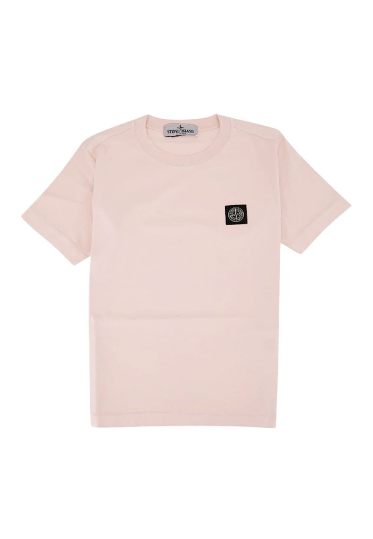 T-shirt bambino Stone Island rosa in cotone | ViaMonte Shop