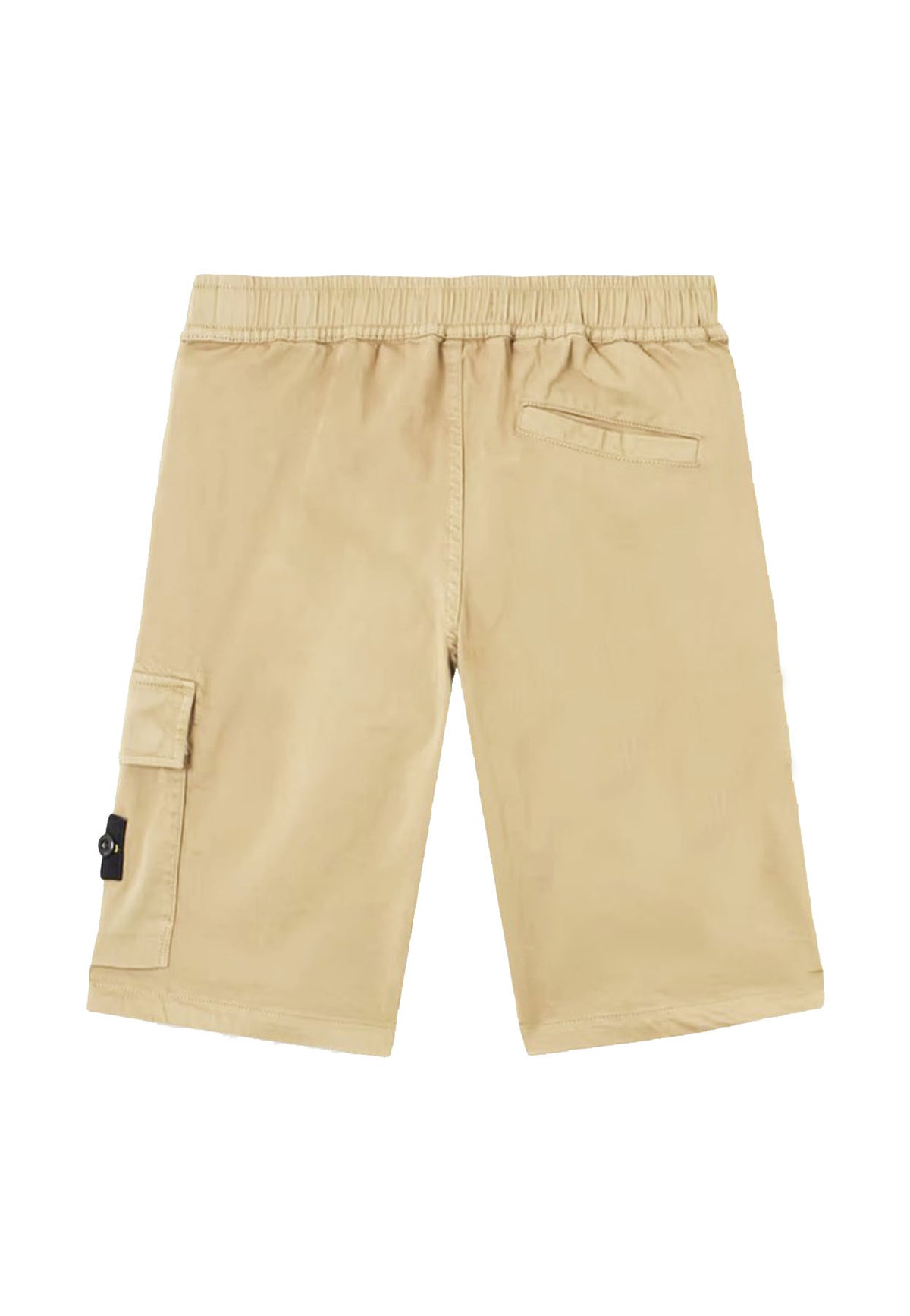 Bermuda bambino Stone Island beige in cotone | ViaMonte Shop