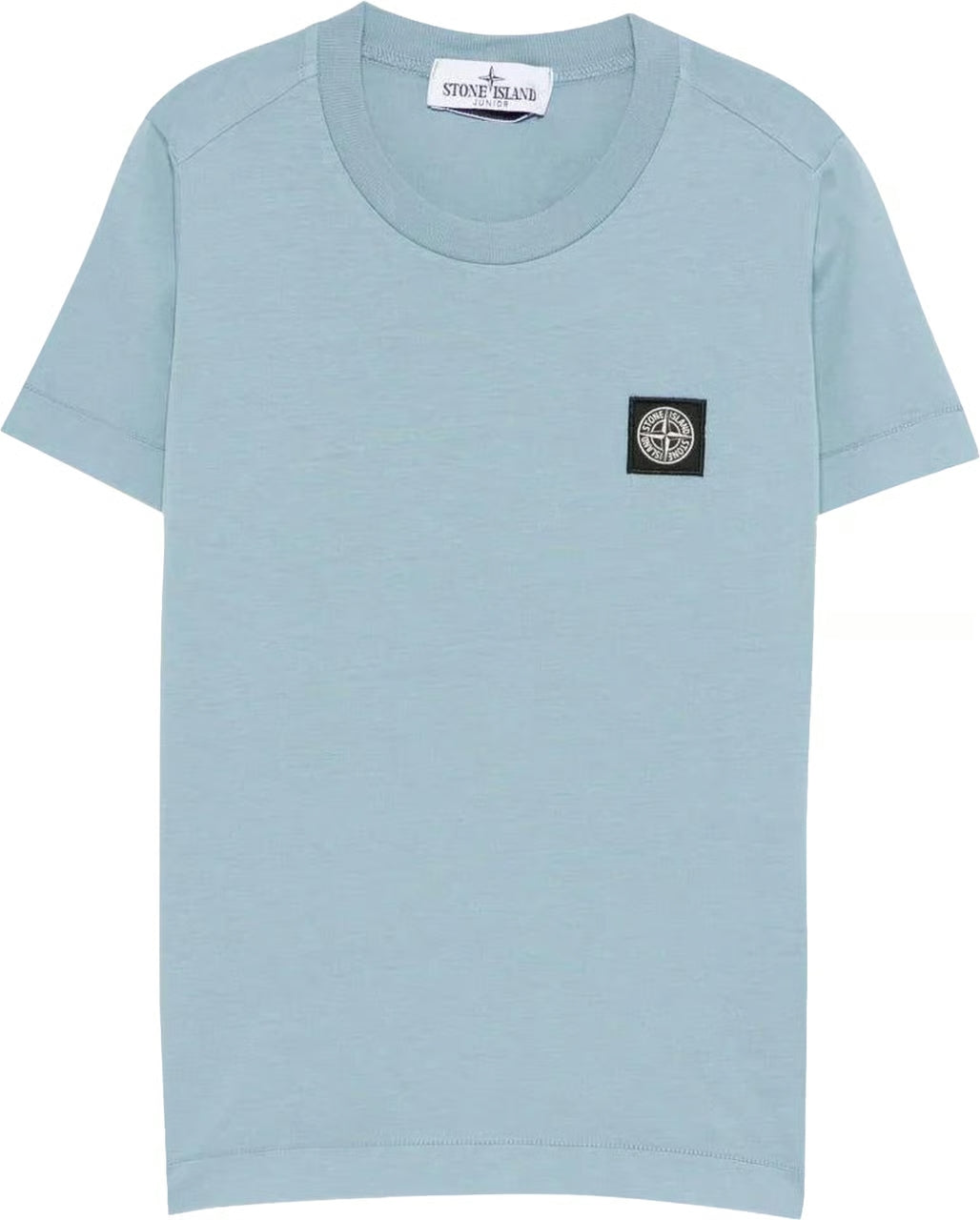 T-shirt bambino Stone Island blu avio in cotone | ViaMonte Shop