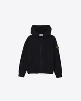 Felpa bambino Stone Island nera in cotone | ViaMonte Shop