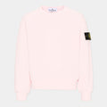 Felpa bambino Stone Island rosa chiaro in cotone | ViaMonte Shop