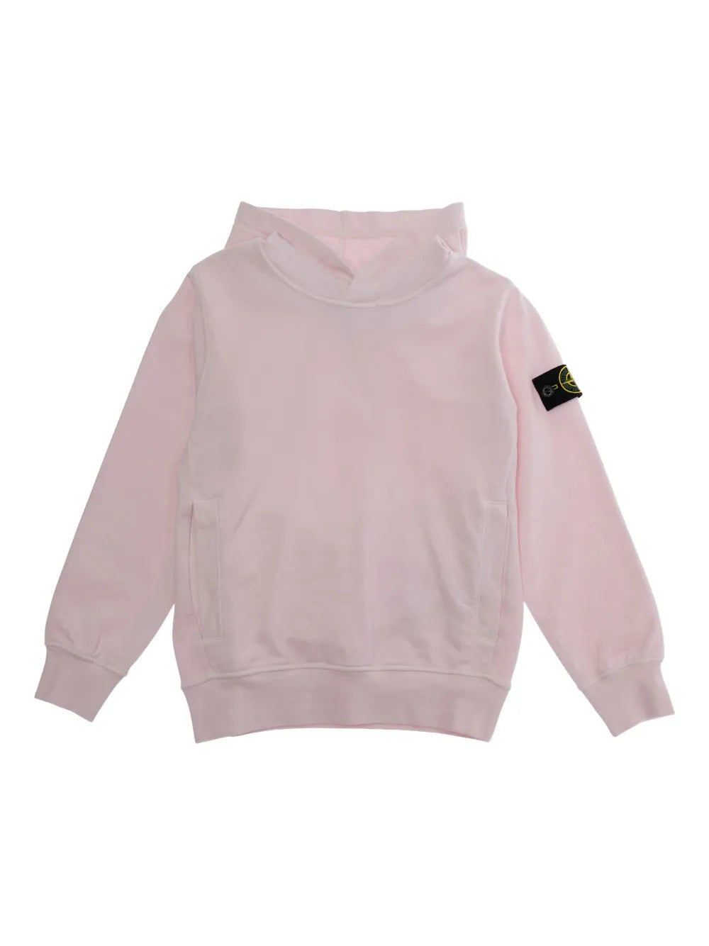 Felpa bambino Stone Island rosa in cotone | ViaMonte Shop