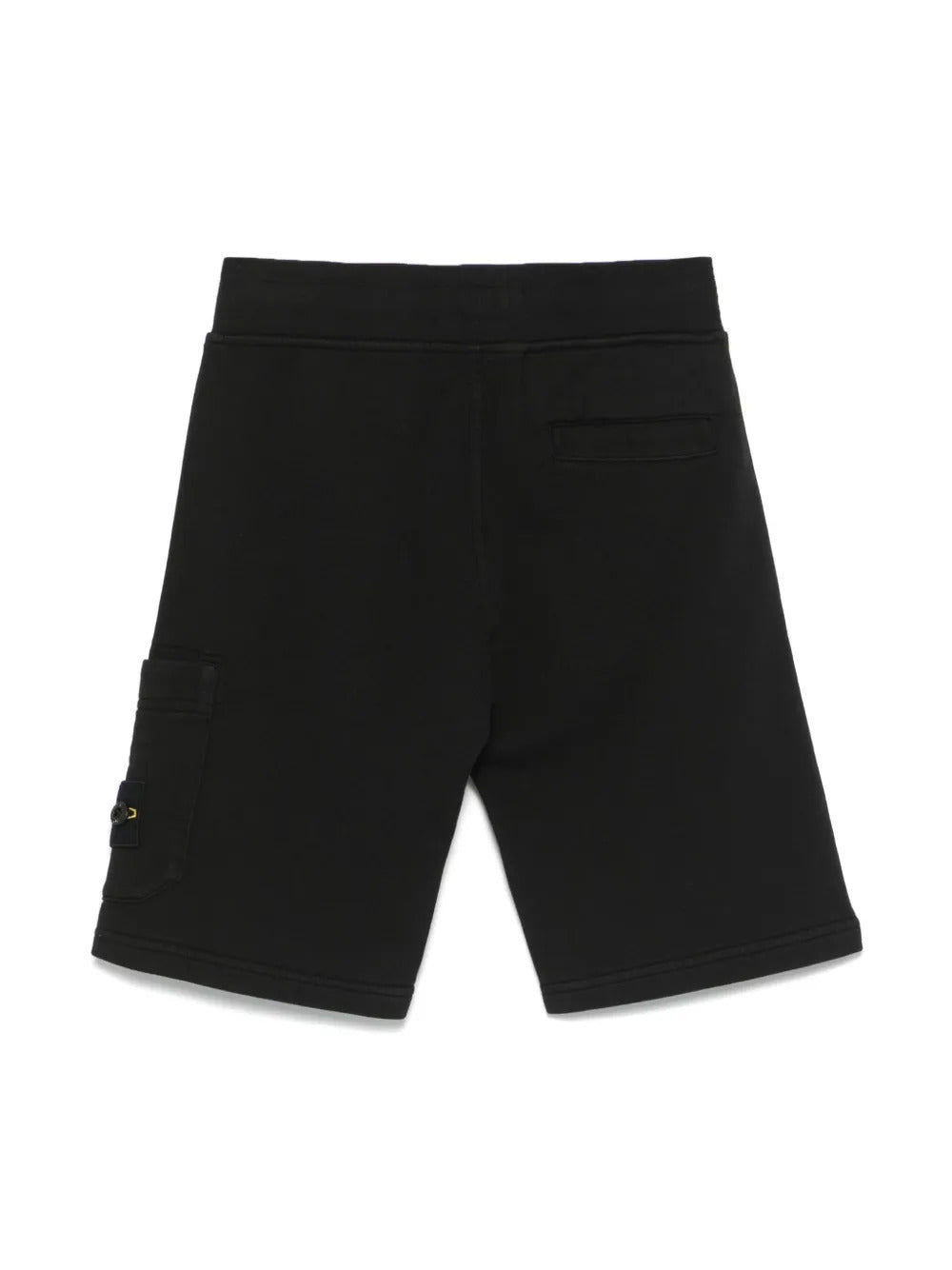 Bermuda bambino Stone Island nero in cotone | ViaMonte Shop