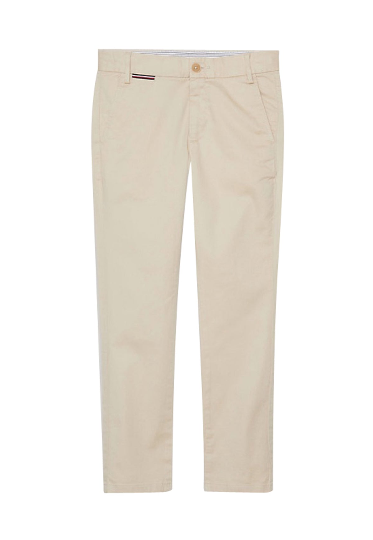 Pantalone bambino Tommy Hilfiger beige in cotone | ViaMonte Shop