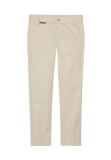 Pantalone bambino Tommy Hilfiger beige in cotone | ViaMonte Shop