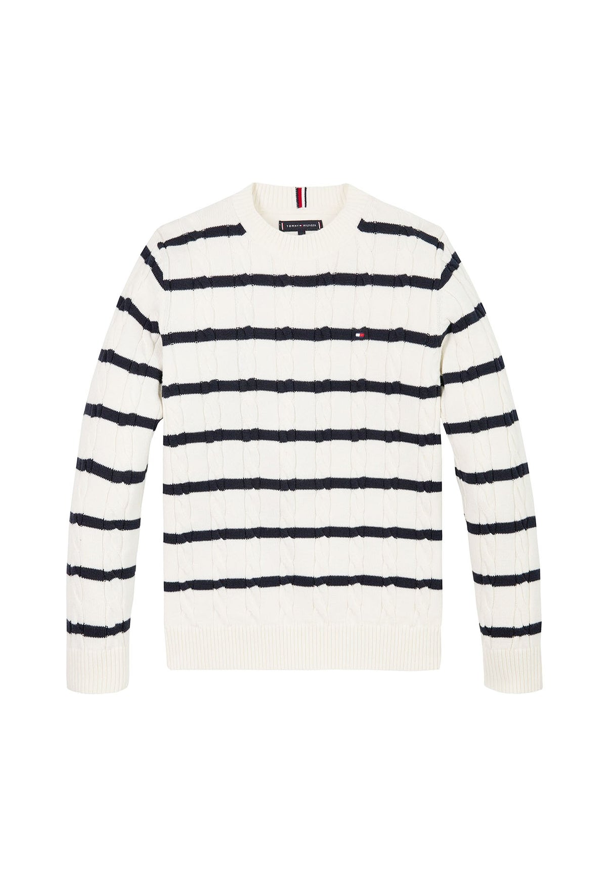 Maglia bambino Tommy Hilfiger bianca in cotone | ViaMonte Shop