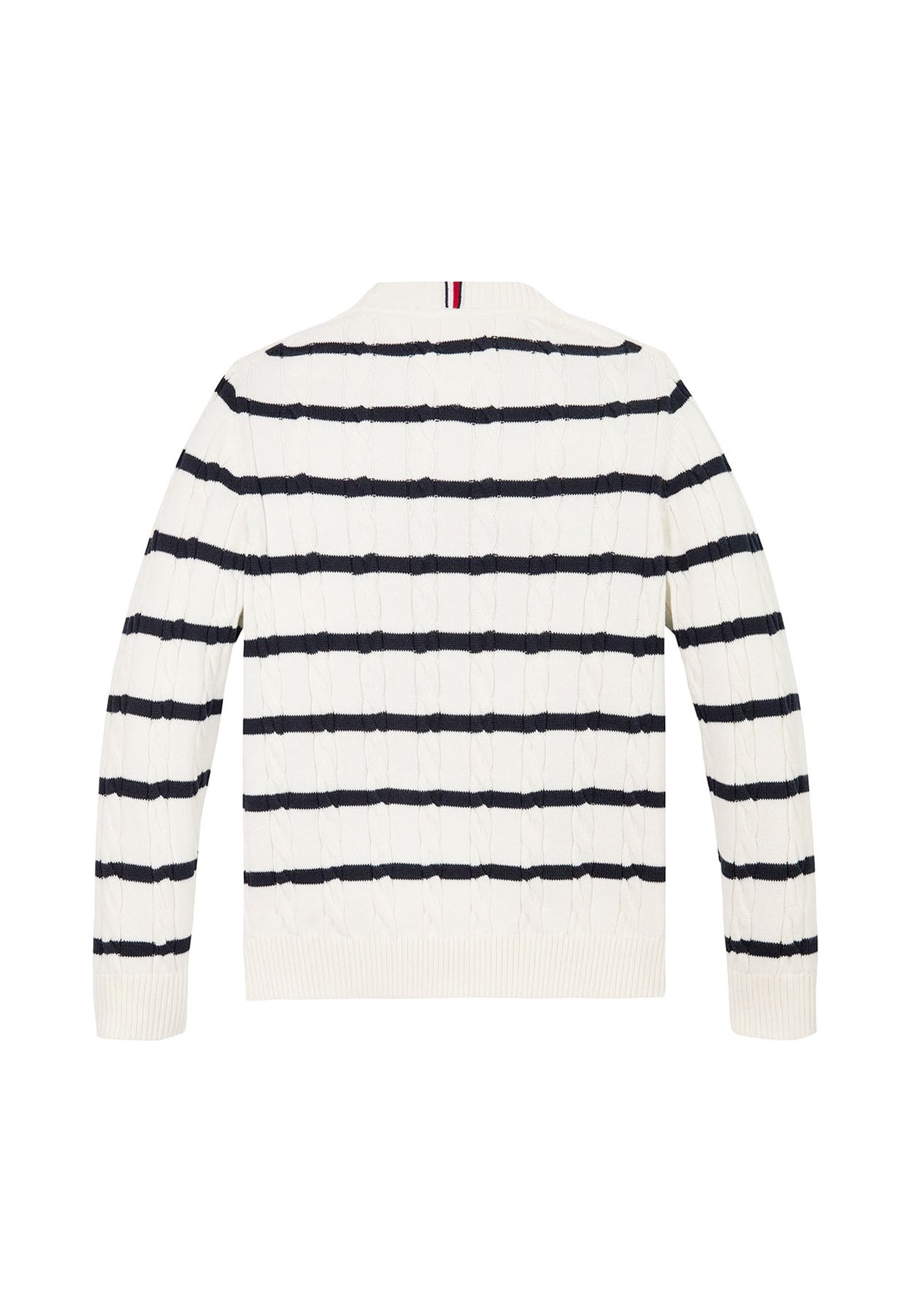 Maglia bambino Tommy Hilfiger bianca in cotone | ViaMonte Shop