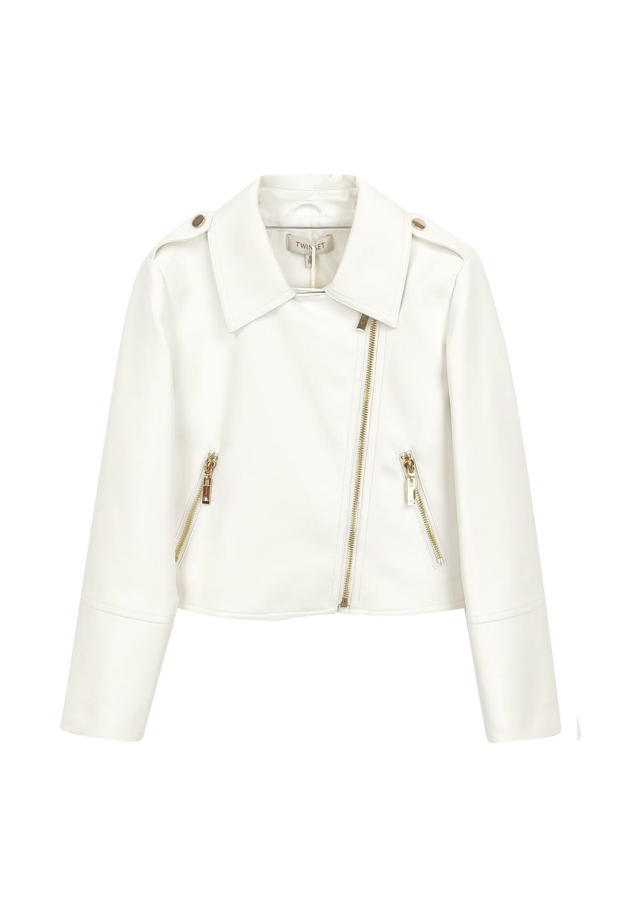 Giubbino bambina Twinset bianco | ViaMonte Shop
