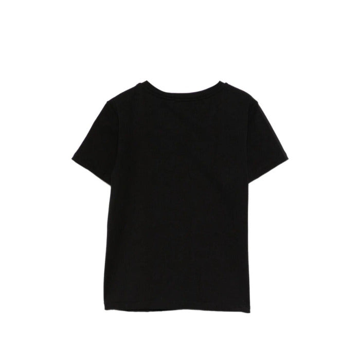 T-shirt bambina Twinset nera in cotone | ViaMonte Shop