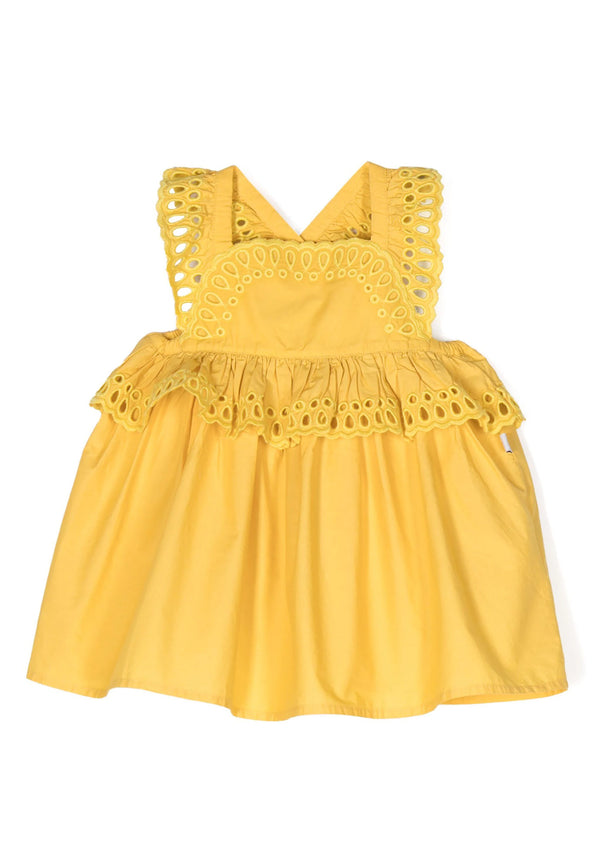 斯特拉·麦卡特尼（Stella McCartney）婴儿黄色连衣裙