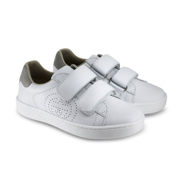 ViaMonte Shop | Gucci sneakers bambino bianchi in pelle