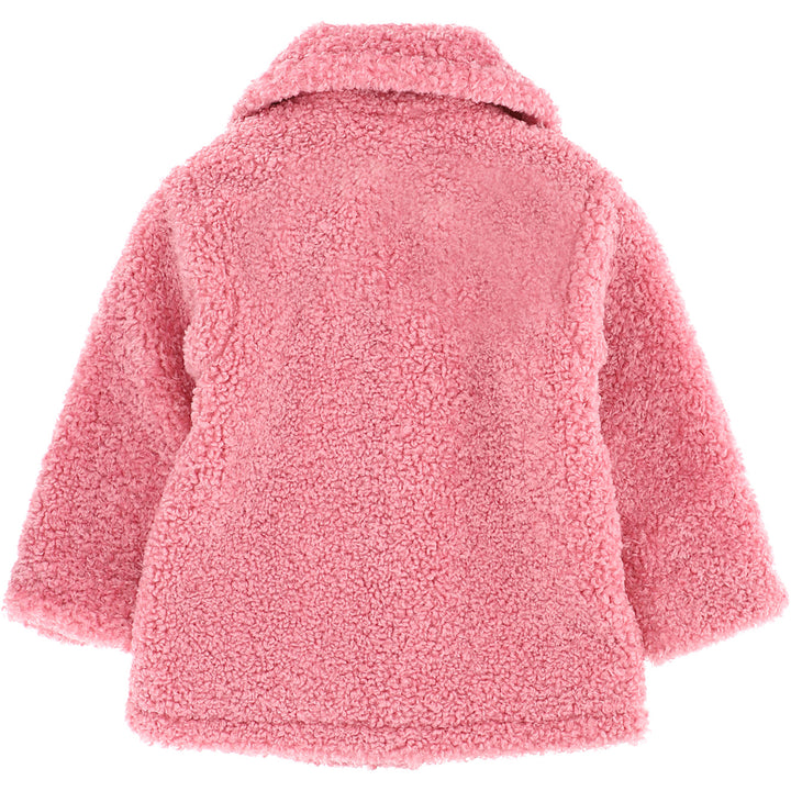 ViaMonte Shop | Monnalisa cappotto bambina rosa in eco shearling