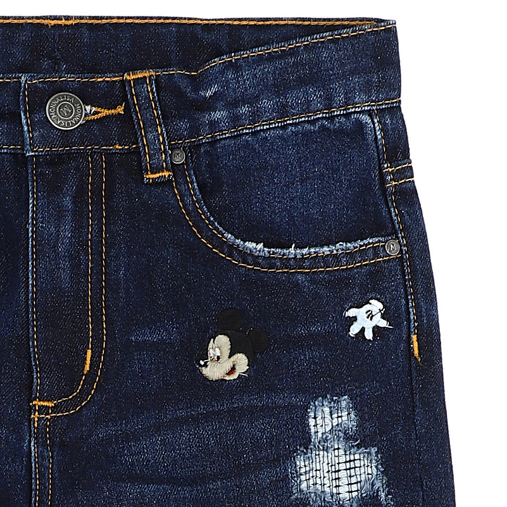 ViaMonte Shop | Monnalisa jeans bambino blu in cotone stretch