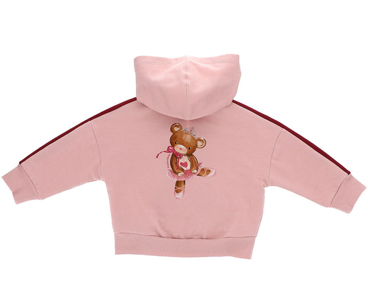 ViaMonte Shop | Monnalisa felpa bambina in cotone rosa