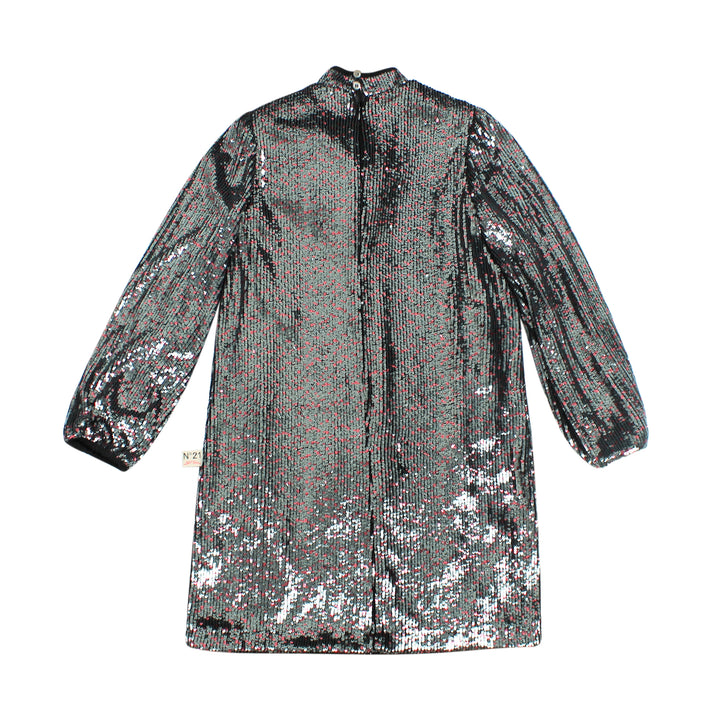 ViaMonte Shop | N°21 abito teen grigio in paillettes