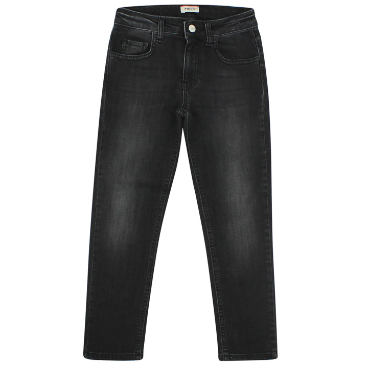 ViaMonte Shop | Pinko Jeans bambina nero in cotone stretch