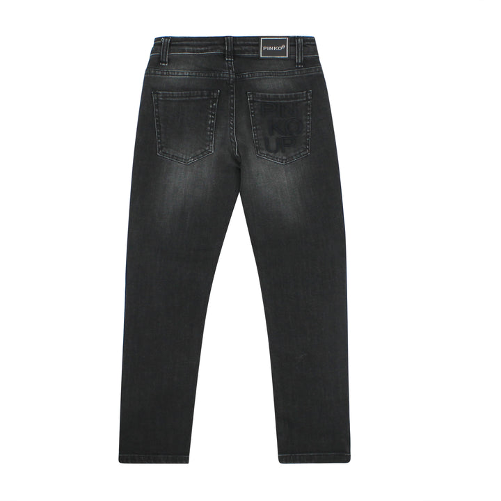 ViaMonte Shop | Pinko Jeans bambina nero in cotone stretch