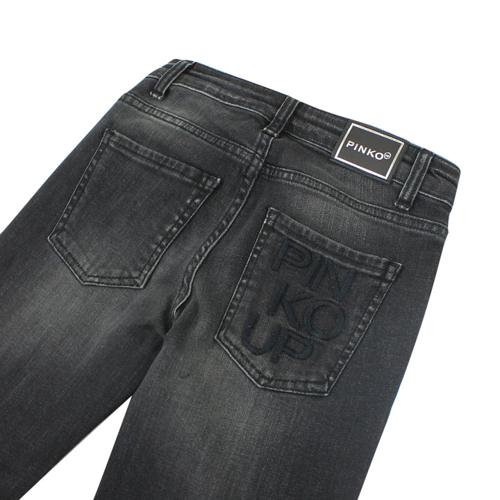 ViaMonte Shop | Pinko jeans teen nero in cotone stretch