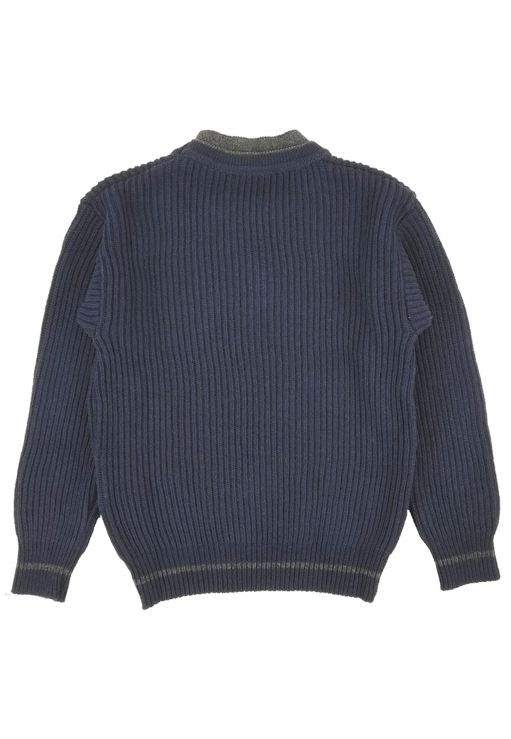 ViaMonte Shop | Dondup kids maglia bambino blu in misto lana